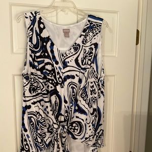 Chico’s Sleeveless top, size 4